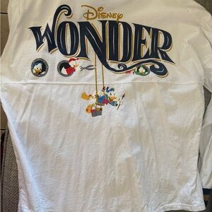 Disney Wonder cruise line jersey shirt